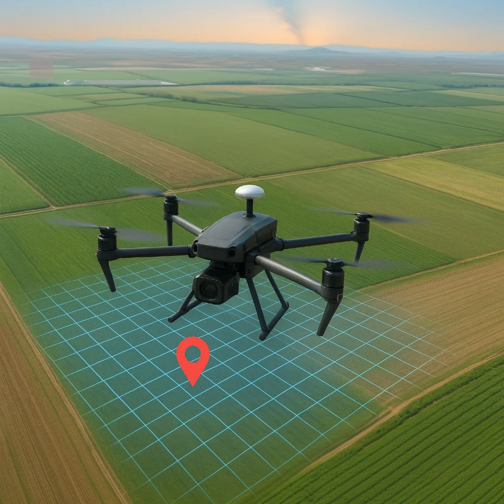 Géoréférencement RTK/PPK par drone